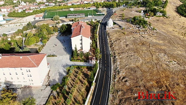 Karahan Mahallesi Hasan Basri Türbesi Yolunda Asfalt Çalışmaları Tamamlandı