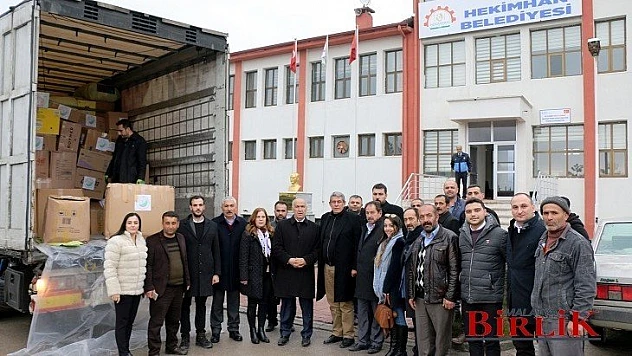 Kardeş Belediyemiz Balçova'nın Yardım Malzemeleri
