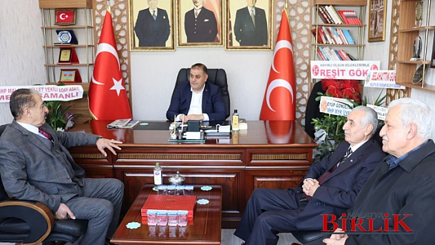 Keskin'den MHP İl Başkanı Gök'e Hayırlı Olsun Ziyareti