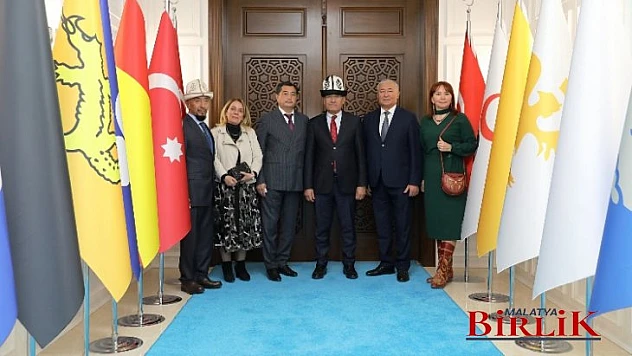 Kırgızistan Heyetinden Başkan Güder'e Kardeşlik Ziyareti