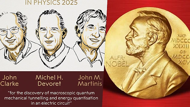 Kuantum çalışmalarıyla üç bilim insanı Nobel Fizik Ödülü'nü paylaştı