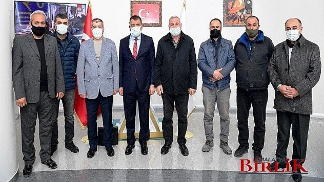 Küçük Sanayi Sitesi Yapı Kooperatif Dernek Yönetimi'nden Ziyaret