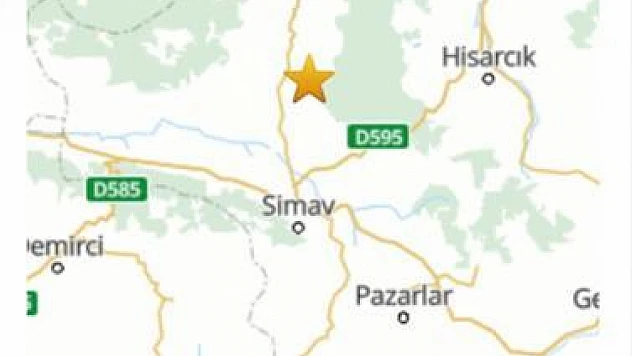 Kütahya Simav'da 5,4 Büyüklüğünde Deprem Meydana Geldi