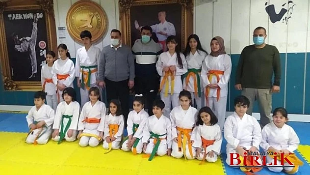 Malatya Altın Adamlar Spor Salonun Da Kuşak Sınavı Yapıldı