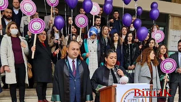 Malatya Barosundan 8 Mart Kadınlar Günü Açıklama