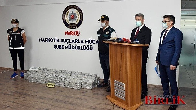 Malatya'da 195 Kg Eroin Ele Geçirildi