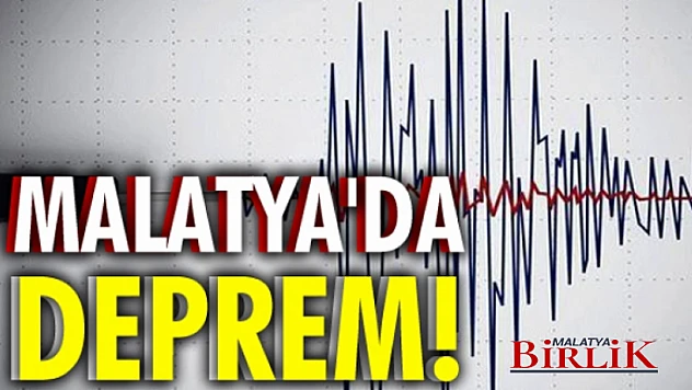 Malatya'da 3.3 Büyüklüğünde Deprem