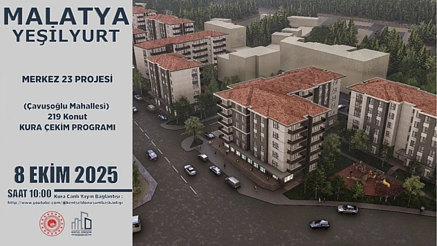 Malatya'da 535 Konut İçin Kura Çekimi Yapılacak