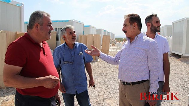 Malatya'da esnaf ve ustaları için konteyner kent kuruluyor