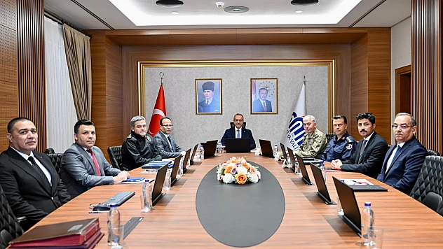 Malatya'da Güvenlik Toplantısında Suçla Mücadele Raporu Değerlendirildi