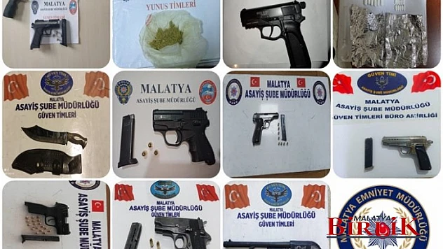 Malatya'da Huzur Operasyonu