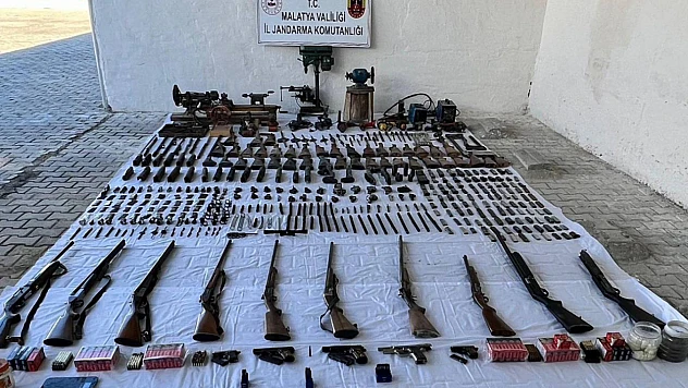 Malatya'da kaçak silah imalathanesi ortaya çıkarıldı