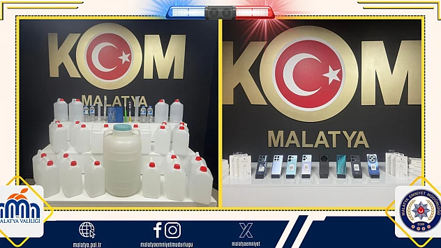 Malatya'da Kaçakçılığa Geçit Yok: Polis Ekiplerinden 3 Ayrı Operasyon