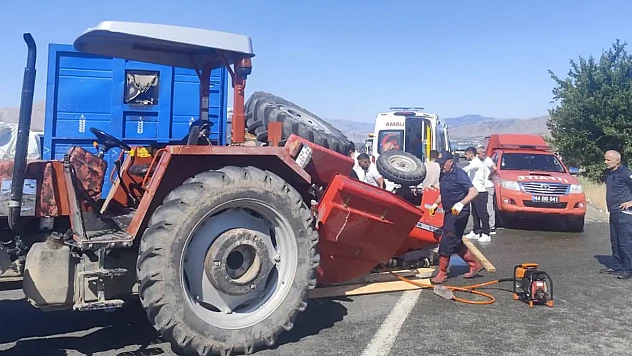 Malatya'da Kamyon İle Traktör Çarpıştı: 1 Ölü