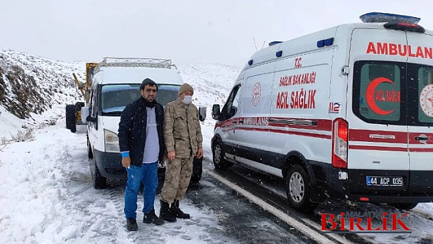 Malatya'da Karla Mücadele Çalışmaları Başladı