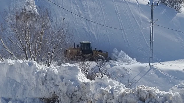 Malatya'da Karla Mücadele Seferberliği