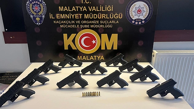 Malatya'da silah kaçakçılığından 3 tutuklama