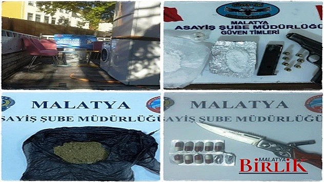 Malatya'dan Asayiş Haberleri