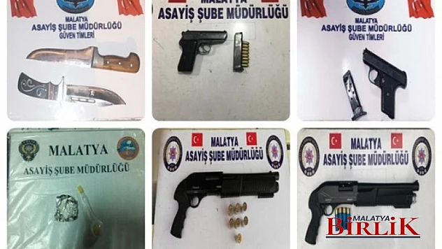Malatya'dan Asayiş Haberleri