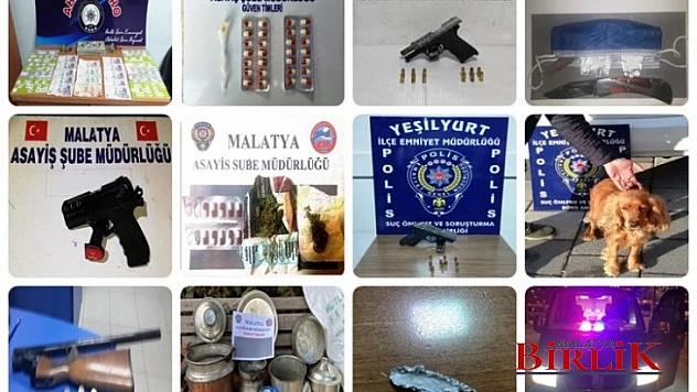 Malatya'dan Asayiş Haberleri