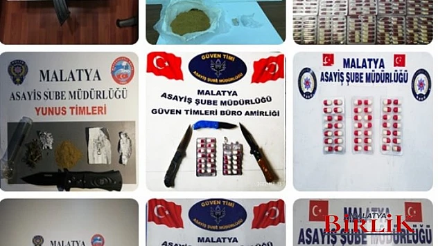 Malatya'dan Asayiş Haberleri