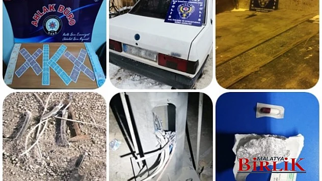 Malatya'dan Asayiş Haberleri