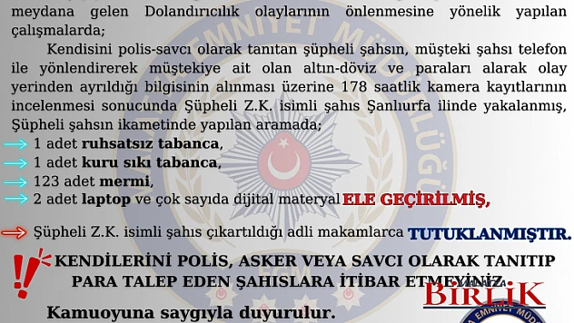 Malatya'dan Asayiş Haberleri