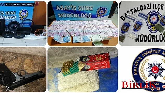 Malatya'dan Asayiş Olayları