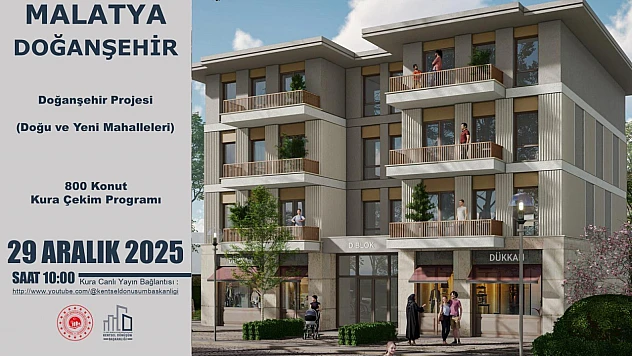 Malatya Doğanşehir'de 800 Konutun Hak Sahipleri Belirleniyor