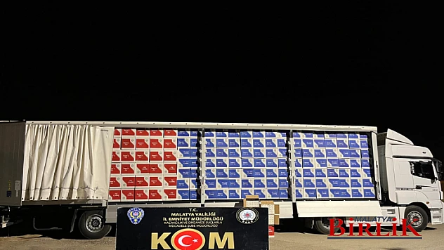 Malatya Kaçakçılık Şube Müdürlüğün Başarılı Çalışması Devam Ediyor