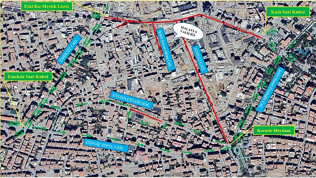 Malatya Kent Merkezinde Altyapı Seferberliği: İnönü Caddesi Geçici Olarak Kapalı