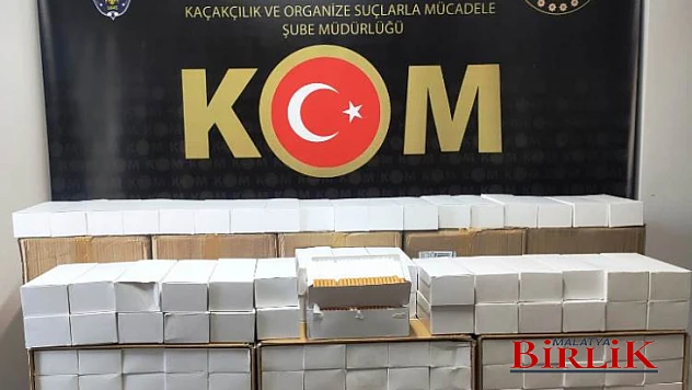 Malatya KOM Şube Kaçakçılara Göz Açtırmıyor