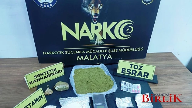 Malatya Narkotiğinden Kaçış Yok