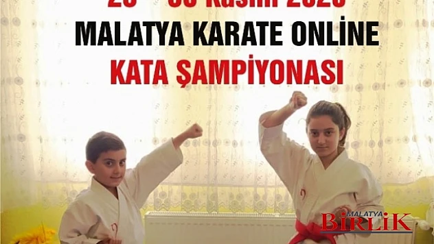 Malatya Online Karate Kata Şampiyonası Yapıldı