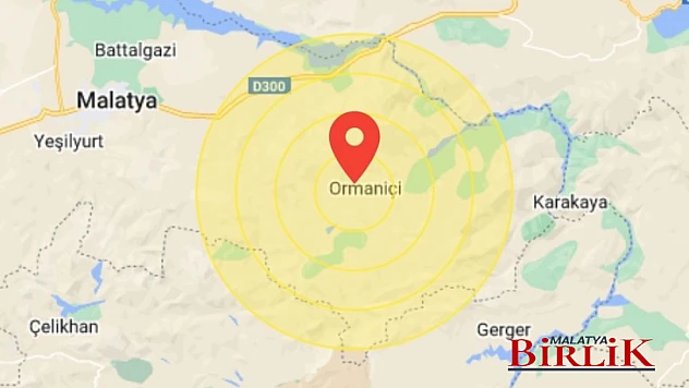 Malatya Pütürge İlçesinde 4.5 Şiddetinde Deprem Meydana Geldi