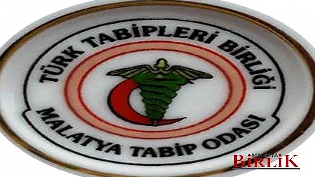 Malatya Tabipler Odasından Sağlıkta Şiddete Karşı Açıklama