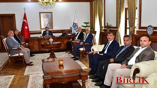 Malatya Ticaret Borsasından Vali Şahin'e Ziyaret