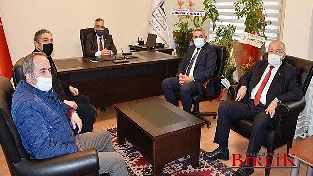  Malatya TSO'dan Muhasebeciler Odasına hayırlı olsun ziyareti