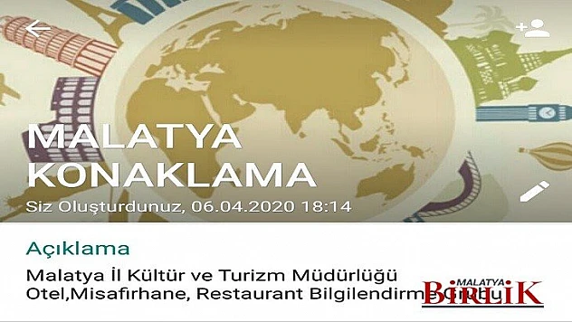 Malatya Turizm Paydaşları Sosyal Medya Platformu Kuruldu