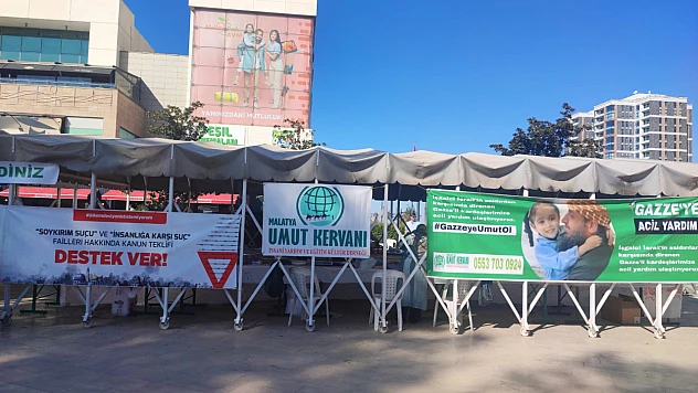 Malatya Umut Kervanı Derneği'nden Gazze İçin 5 Günlük Yardım Kermesi