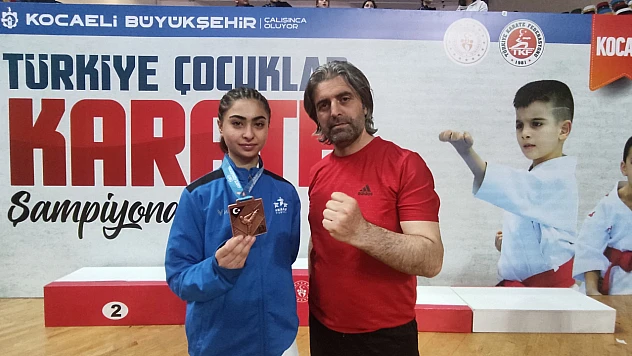 Malatya'ya Karate'de Türkiye Derecesi