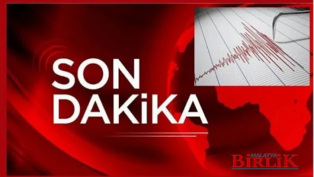 Malatya Yine 4.6'lık Deprem İle Korkuttu