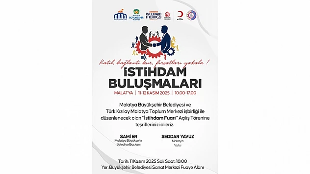 Malatyalılar İçin İş Fırsatı: İstihdam Buluşmaları 11 Kasım'da