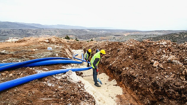 MASKİ'den Doğanşehir Çığlık, Kelhalil, Polatdere'ye 8 Bin 100 Metre Altyapı