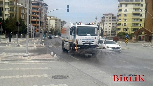 Merkezdeki Ana Caddeler İle Kale İlçesinde Dezenfekte Çalışmaları