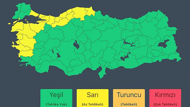 Meteoroloji'den Kuvvetli Yağış Uyarısı