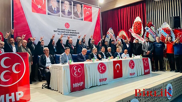 MHP Battalgazi İlçe Kongresi Yapıldı