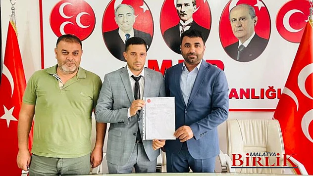 MHP Doğanyol İlçe Teşkilatı'nda Bayrak Değişimi