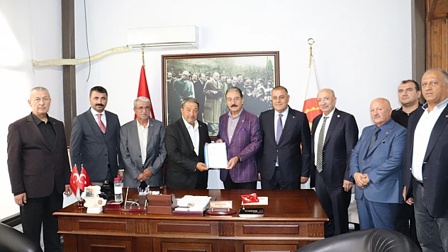 MHP Heyetinden MESOB Başkanı Keskin'e ziyaret