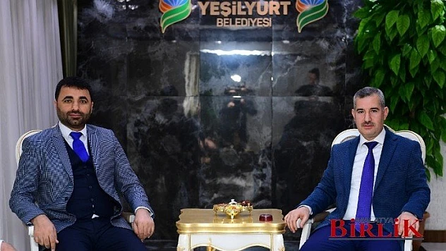 MHP İl Başkanı Samanlı'dan Yeşilyurt Belediye Başkanı Çınar'a Ziyaret